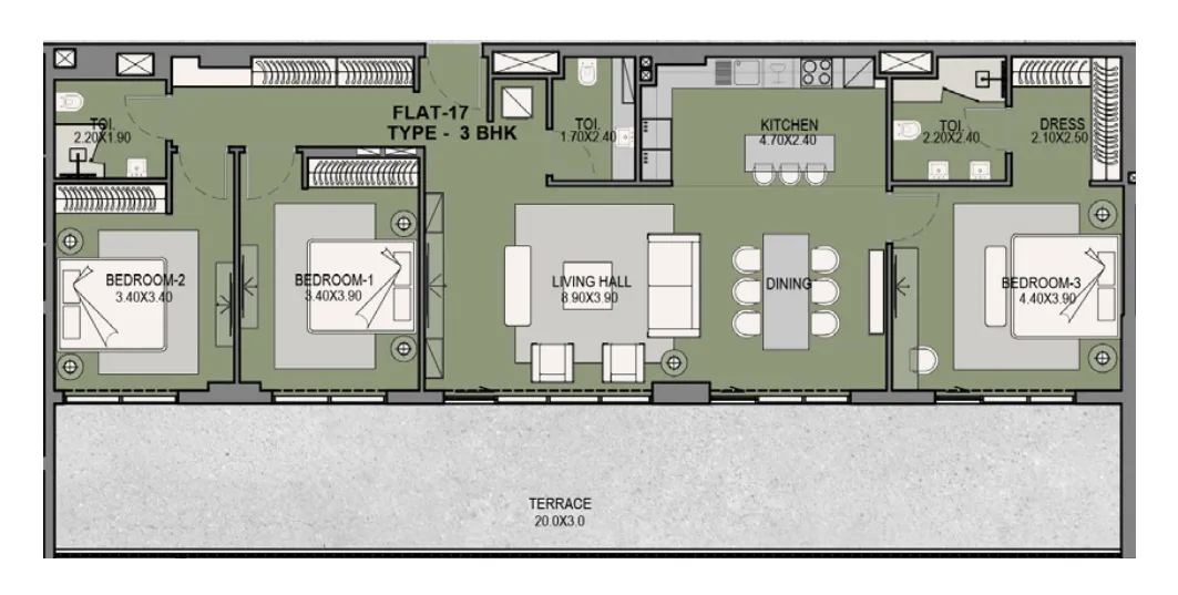 DHG Properties Helvetia Residences floor plan