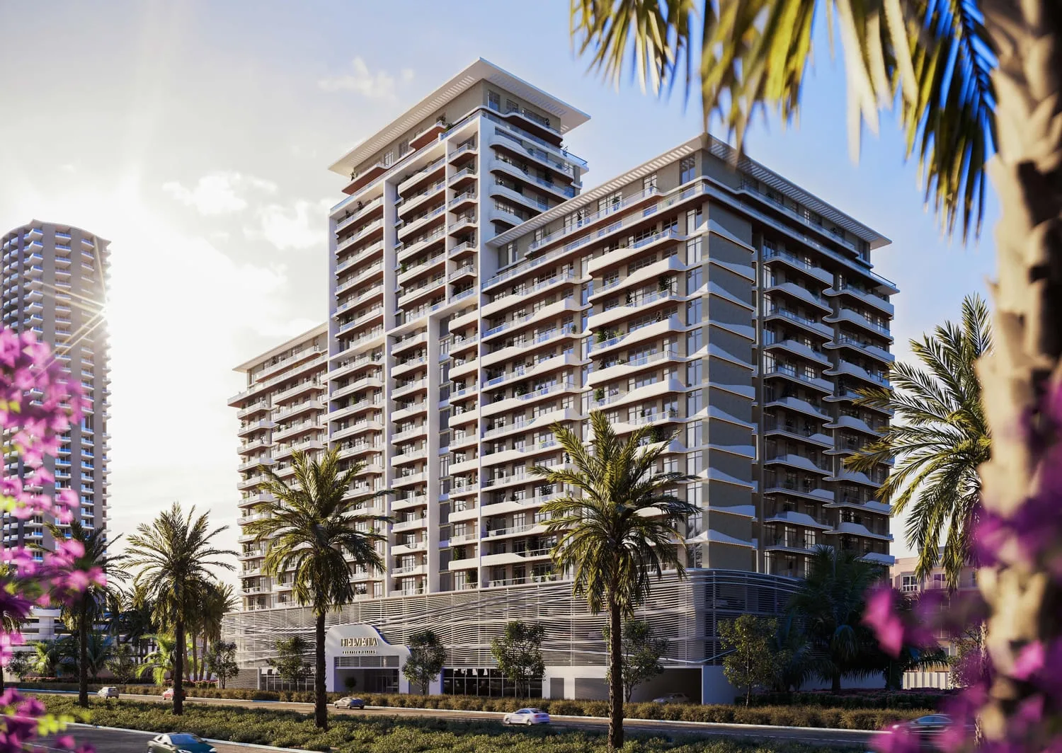 Exterior at Helvetia Residences in JVC (Jumeirah Village Circle) Dubai
