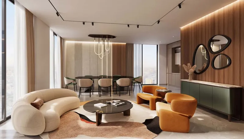 Interior at Helvetia Residences in JVC (Jumeirah Village Circle) Dubai