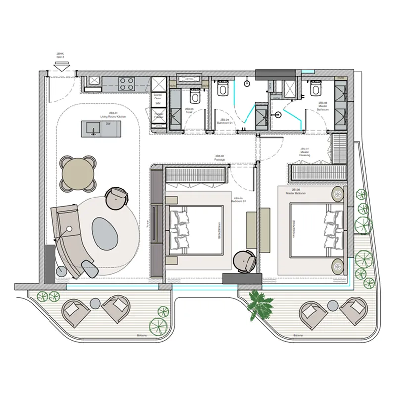 DHG Properties Helvetia Verde floor plan