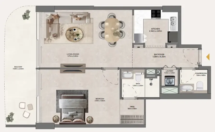 Casagrand Hermina by Casagrand floor plan