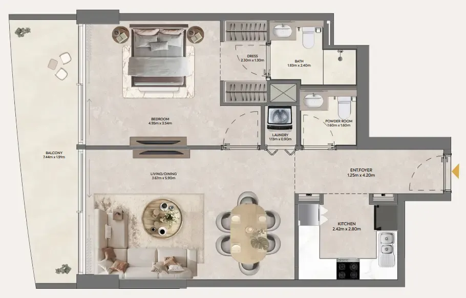 Casagrand Hermina by Casagrand floor plan