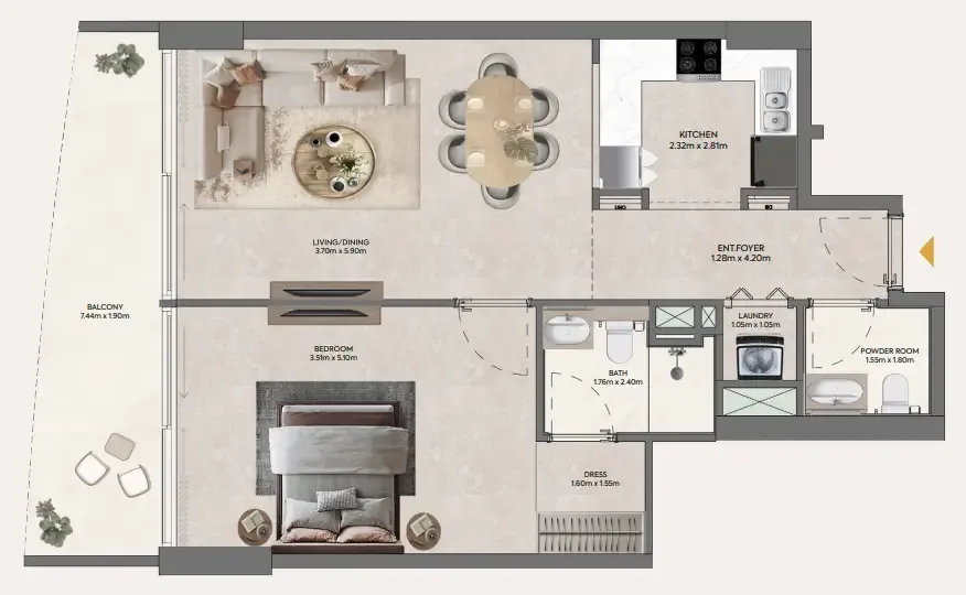 Casagrand Hermina by Casagrand floor plan