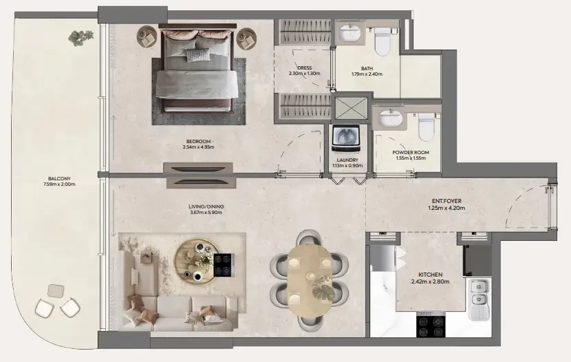 Casagrand Hermina by Casagrand floor plan