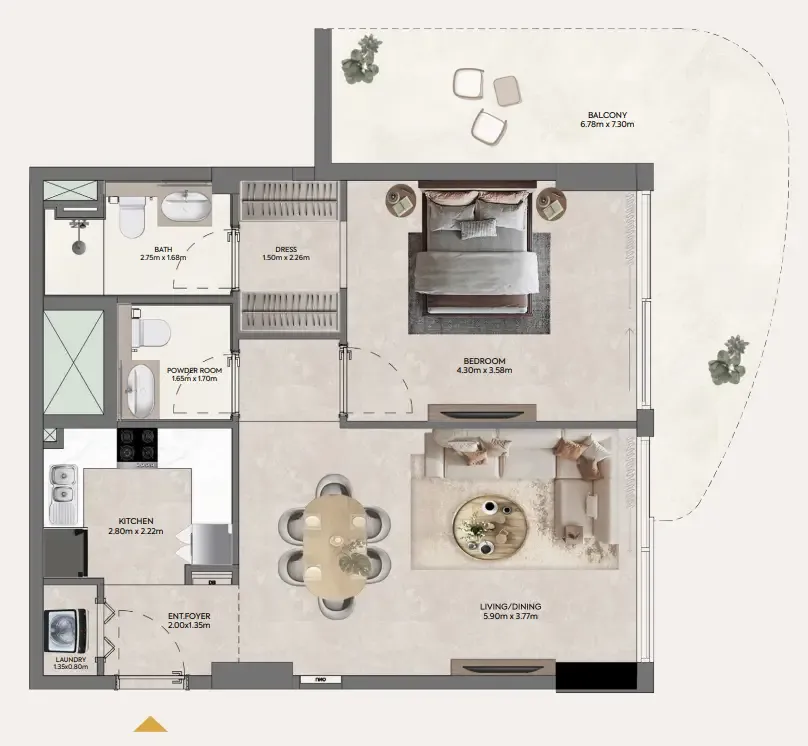 Casagrand Hermina by Casagrand floor plan