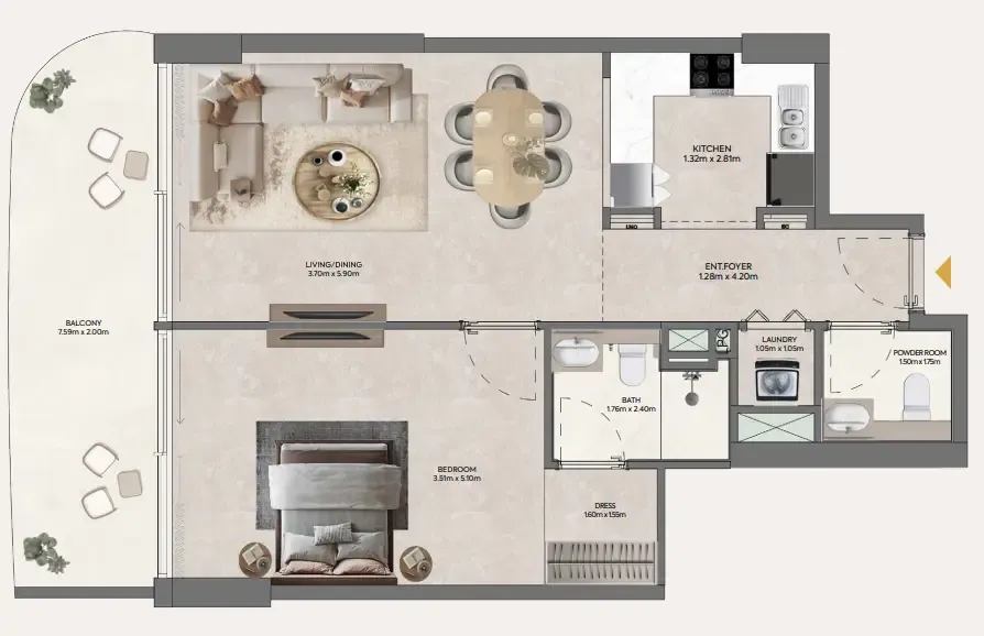 Casagrand Hermina by Casagrand floor plan