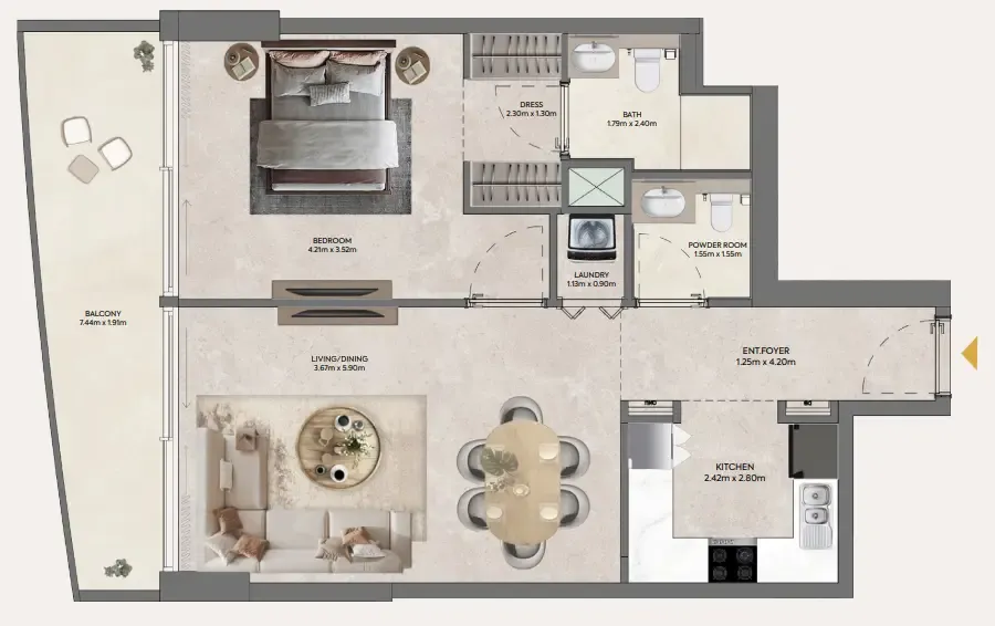 Casagrand Hermina by Casagrand floor plan