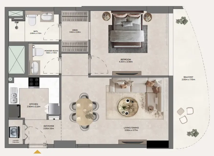 Casagrand Hermina by Casagrand floor plan