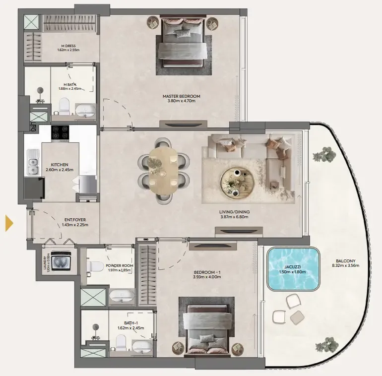 Casagrand Hermina by Casagrand floor plan