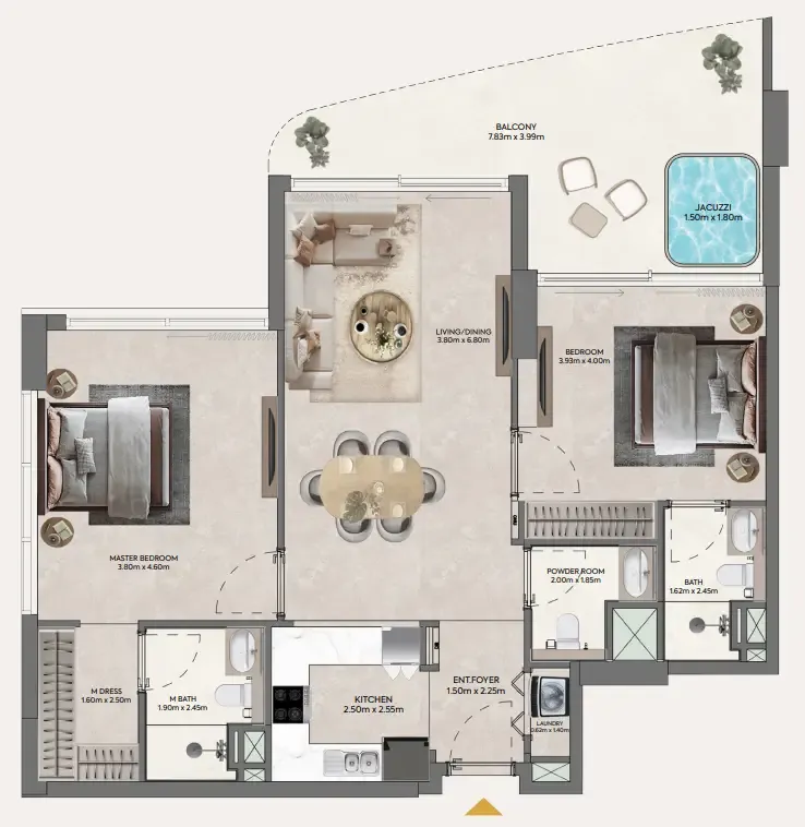 Casagrand Hermina by Casagrand floor plan