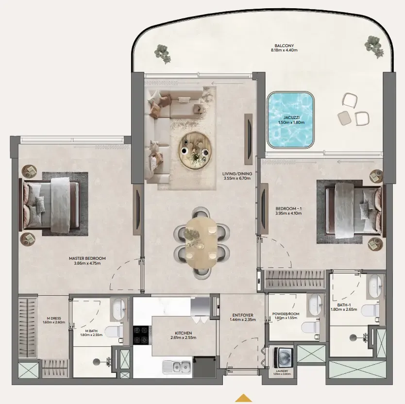 Casagrand Hermina by Casagrand floor plan