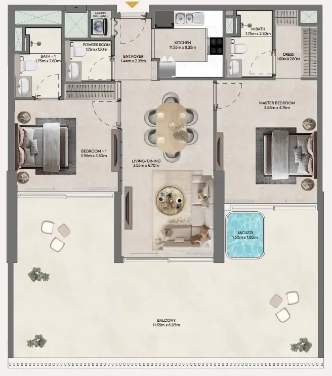 Casagrand Hermina by Casagrand floor plan