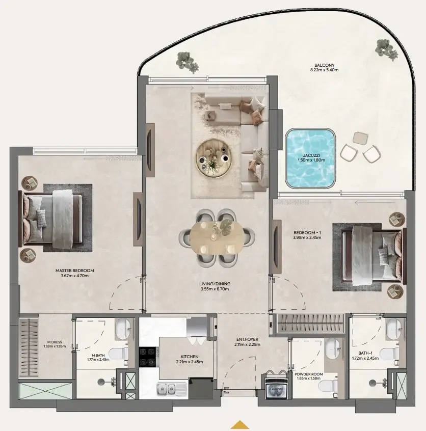 Casagrand Hermina by Casagrand floor plan