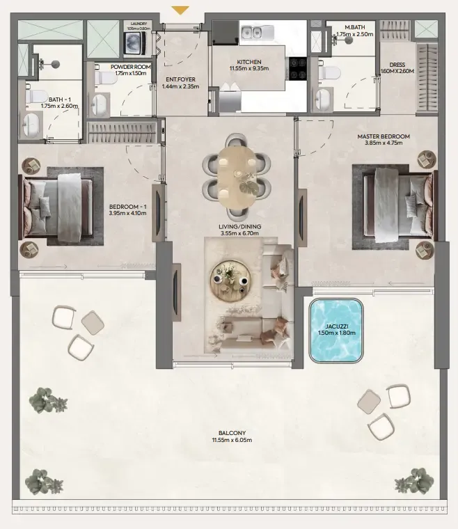 Casagrand Hermina by Casagrand floor plan