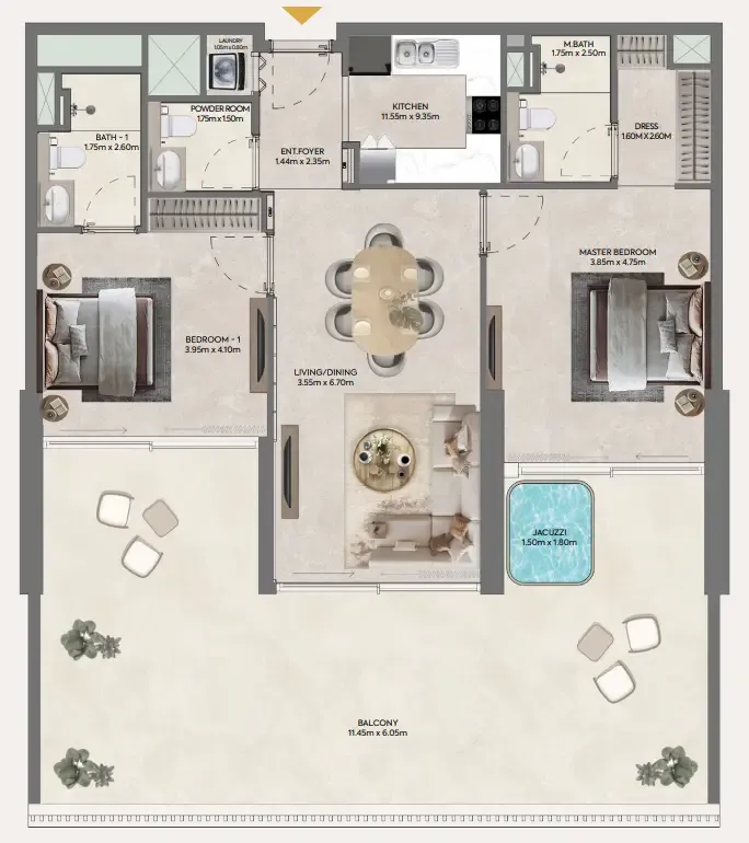 Casagrand Hermina by Casagrand floor plan