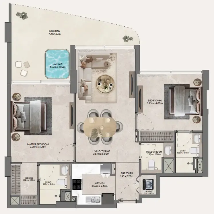 Casagrand Hermina by Casagrand floor plan