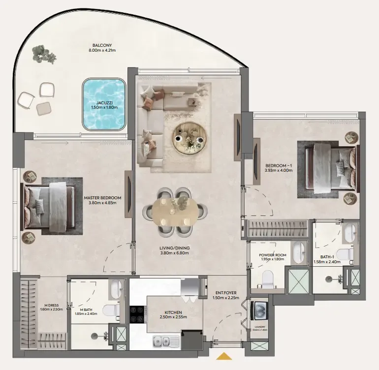 Casagrand Hermina by Casagrand floor plan