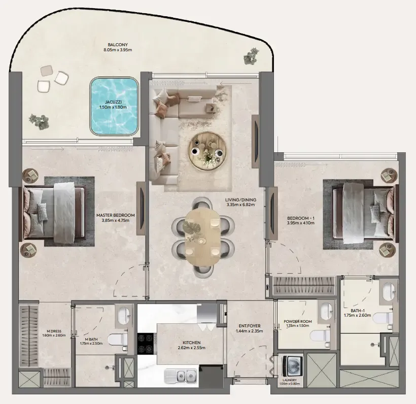 Casagrand Hermina by Casagrand floor plan