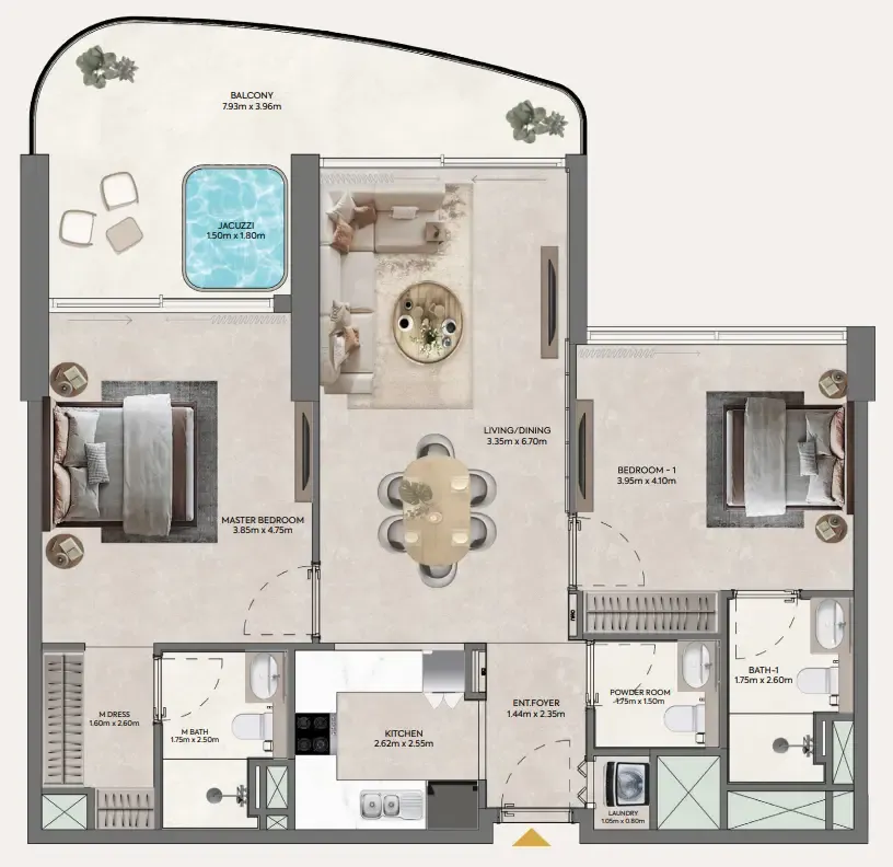 Casagrand Hermina by Casagrand floor plan