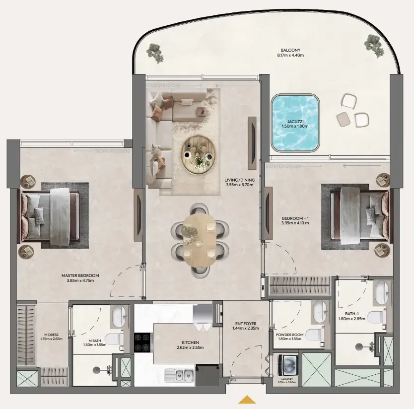 Casagrand Hermina by Casagrand floor plan