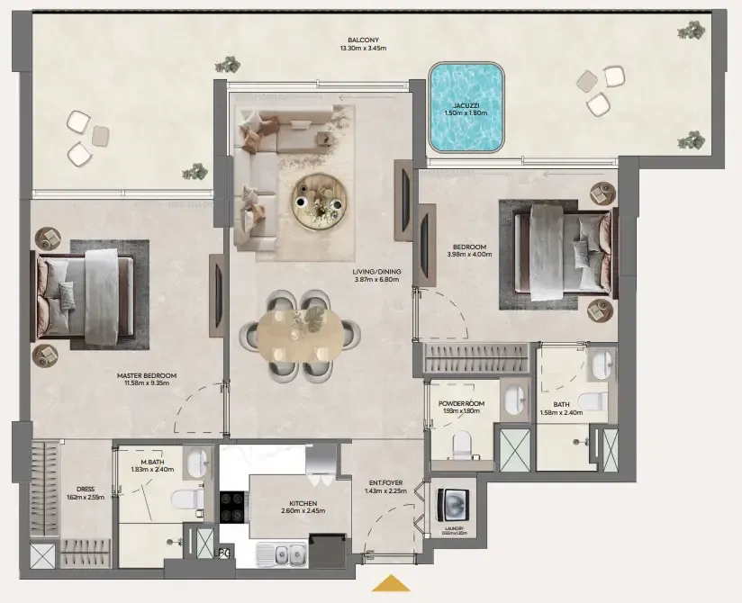 Casagrand Hermina by Casagrand floor plan