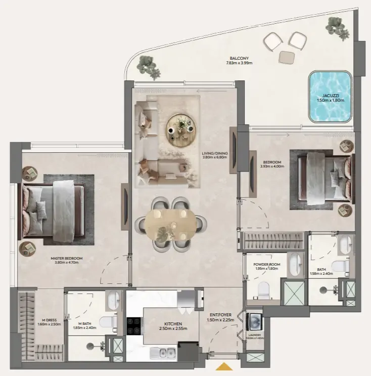 Casagrand Hermina by Casagrand floor plan