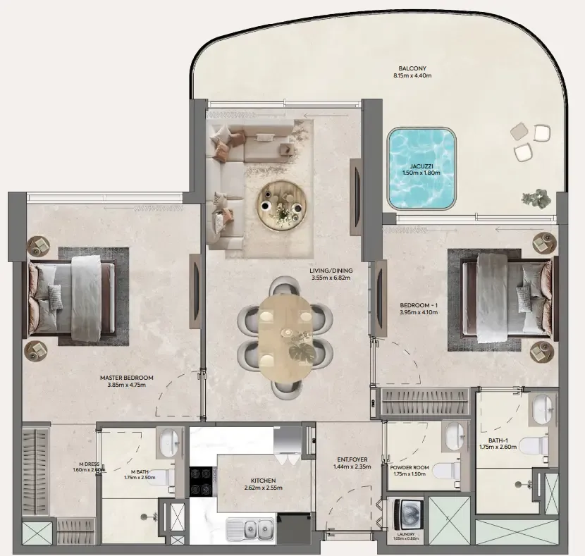 Casagrand Hermina by Casagrand floor plan