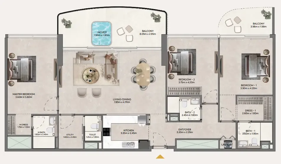 Casagrand Hermina by Casagrand floor plan