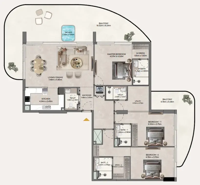 Casagrand Hermina by Casagrand floor plan