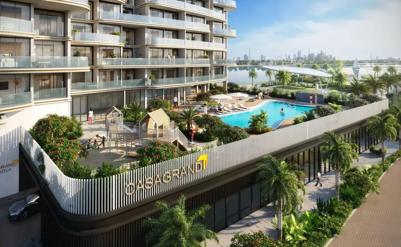 Exterior at Hermina by Casagrand in Dubai Islands Dubai