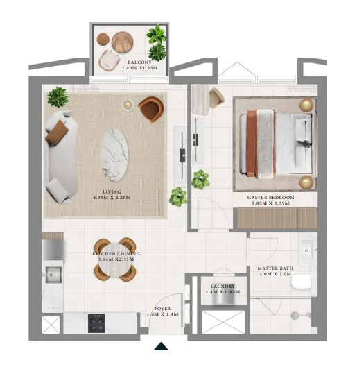 Emaar Hillsedge floor plan