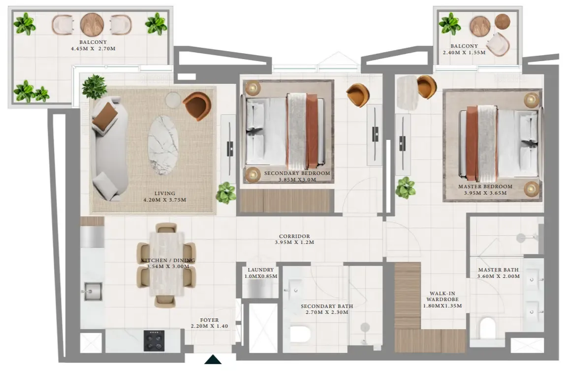 Emaar Hillsedge floor plan