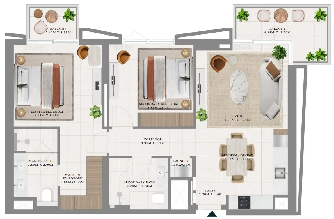 Emaar Hillsedge floor plan