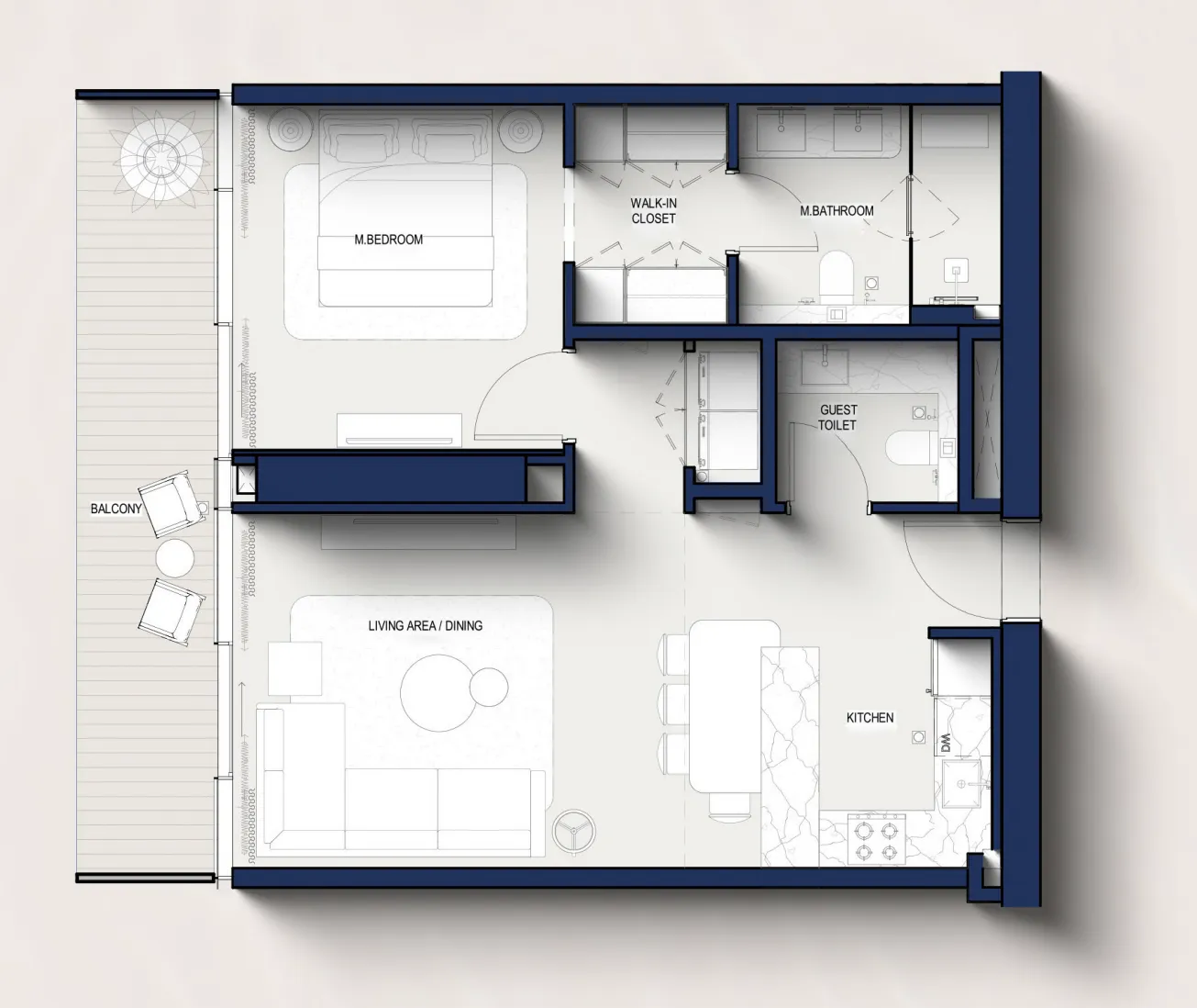 Prestige One Developments Hilton Residences floor plan
