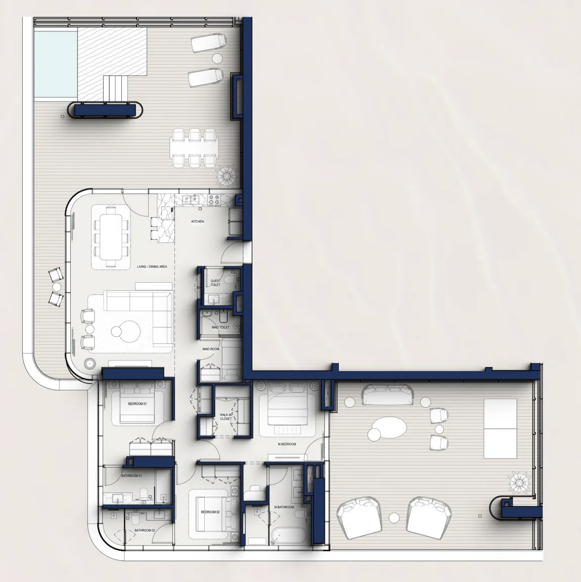 Prestige One Developments Hilton Residences floor plan