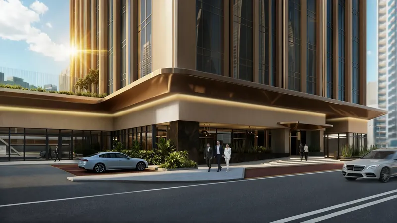 Exterior at Hilton Residences Dubai JLT in JLT (Jumeirah Lake Towers) Dubai