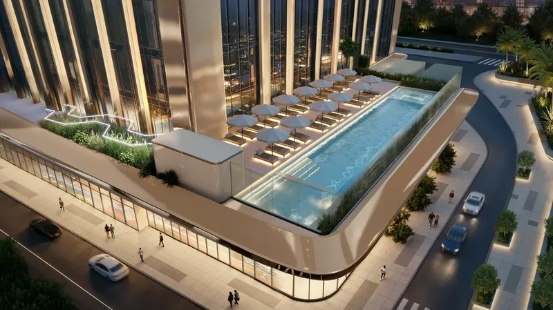 Exterior at Hilton Residences Dubai JLT in JLT (Jumeirah Lake Towers) Dubai