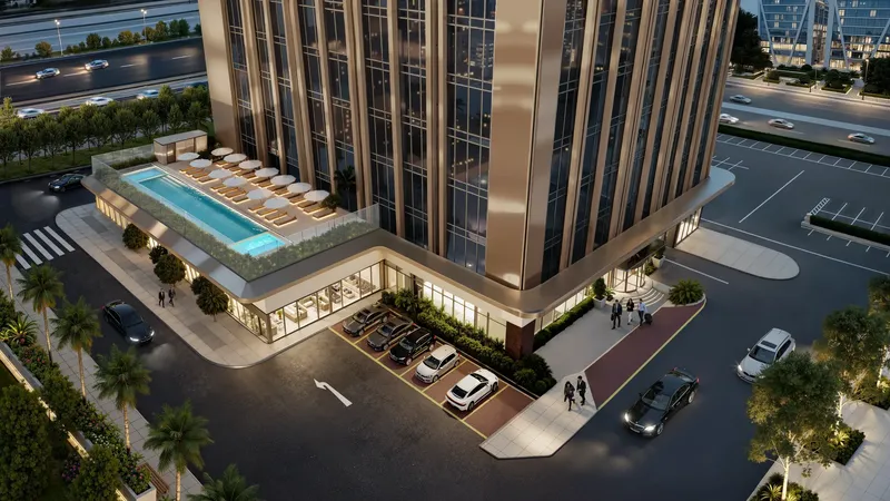 Exterior at Hilton Residences Dubai JLT in JLT (Jumeirah Lake Towers) Dubai