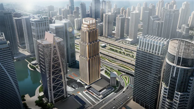 Exterior at Hilton Residences Dubai JLT in JLT (Jumeirah Lake Towers) Dubai