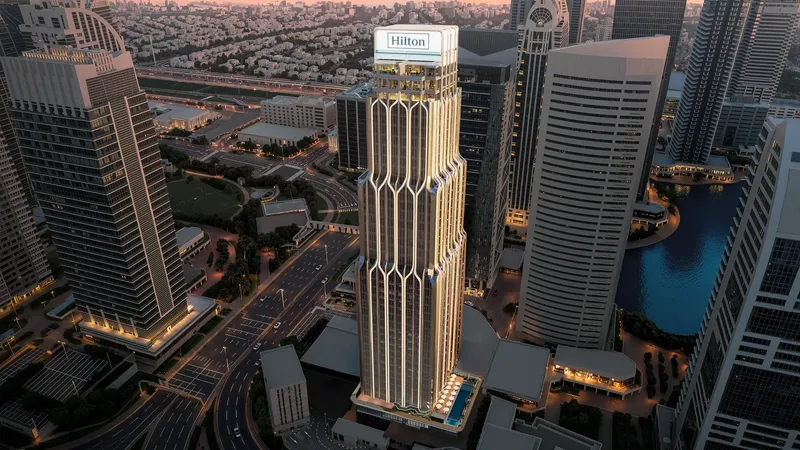 Exterior at Hilton Residences Dubai JLT in JLT (Jumeirah Lake Towers) Dubai