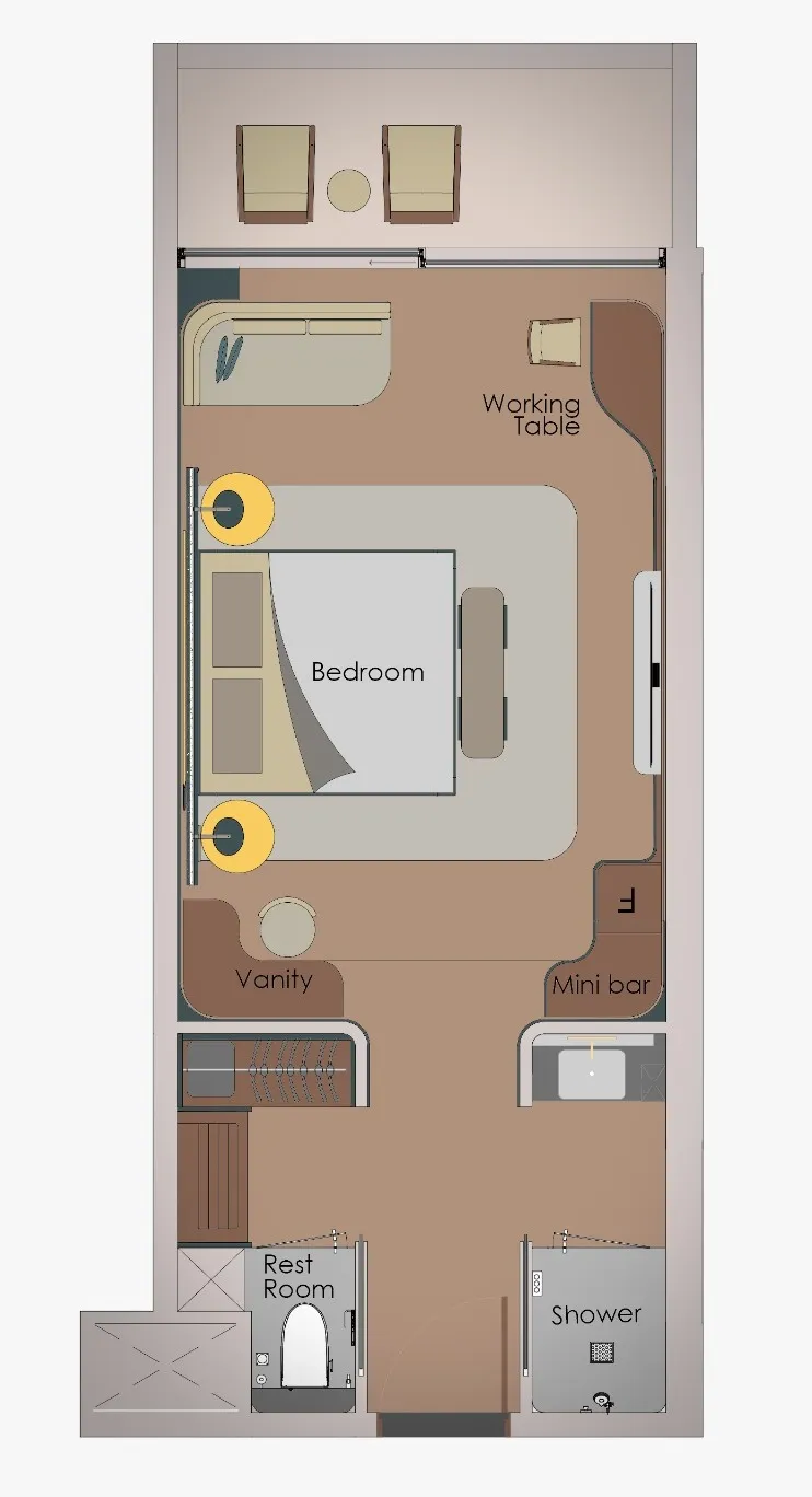 THOE Hotel London floor plan