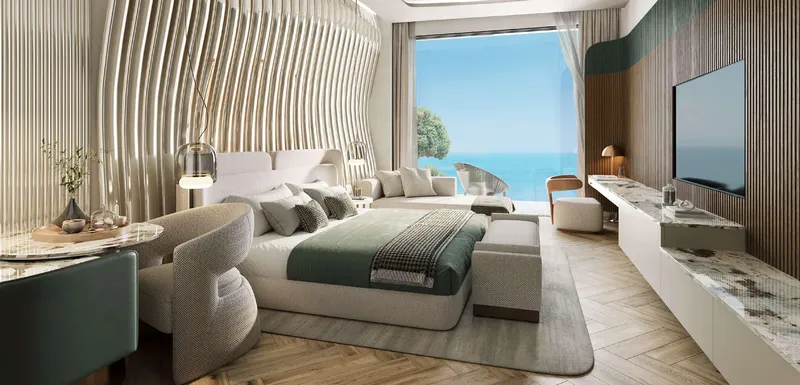 Interior at Hotel London in World of Islands Dubai