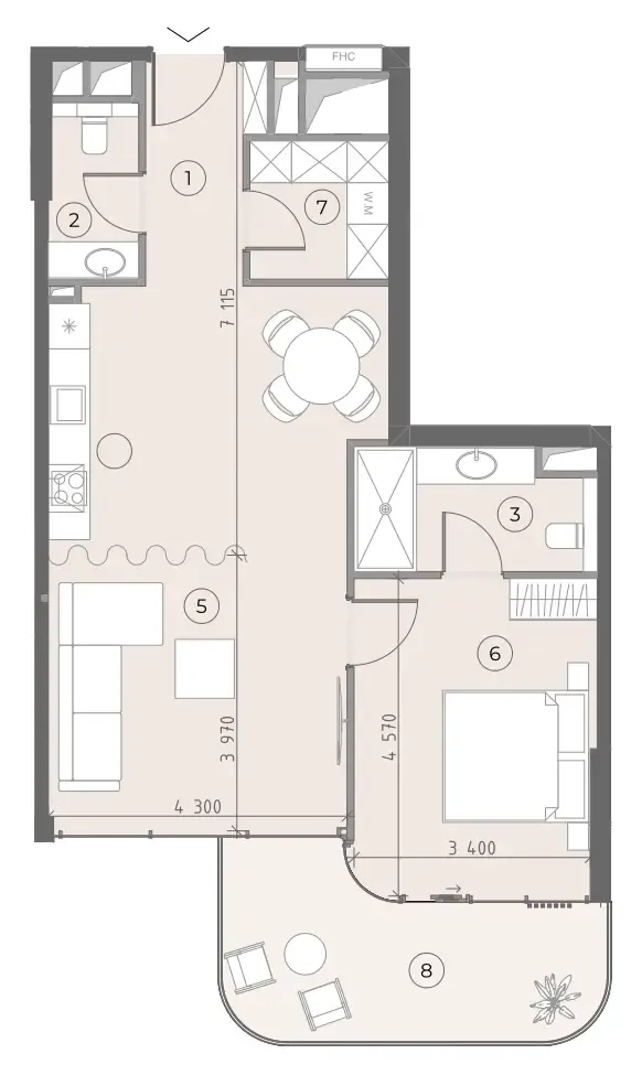 WEll Concept Development House of WELL floor plan
