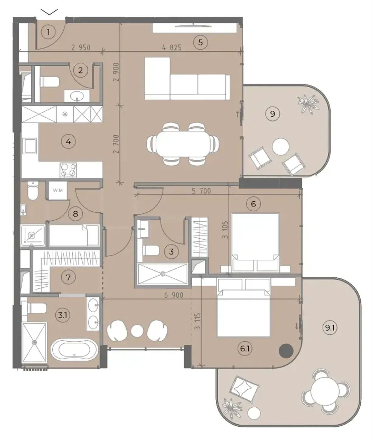 WEll Concept Development House of WELL floor plan