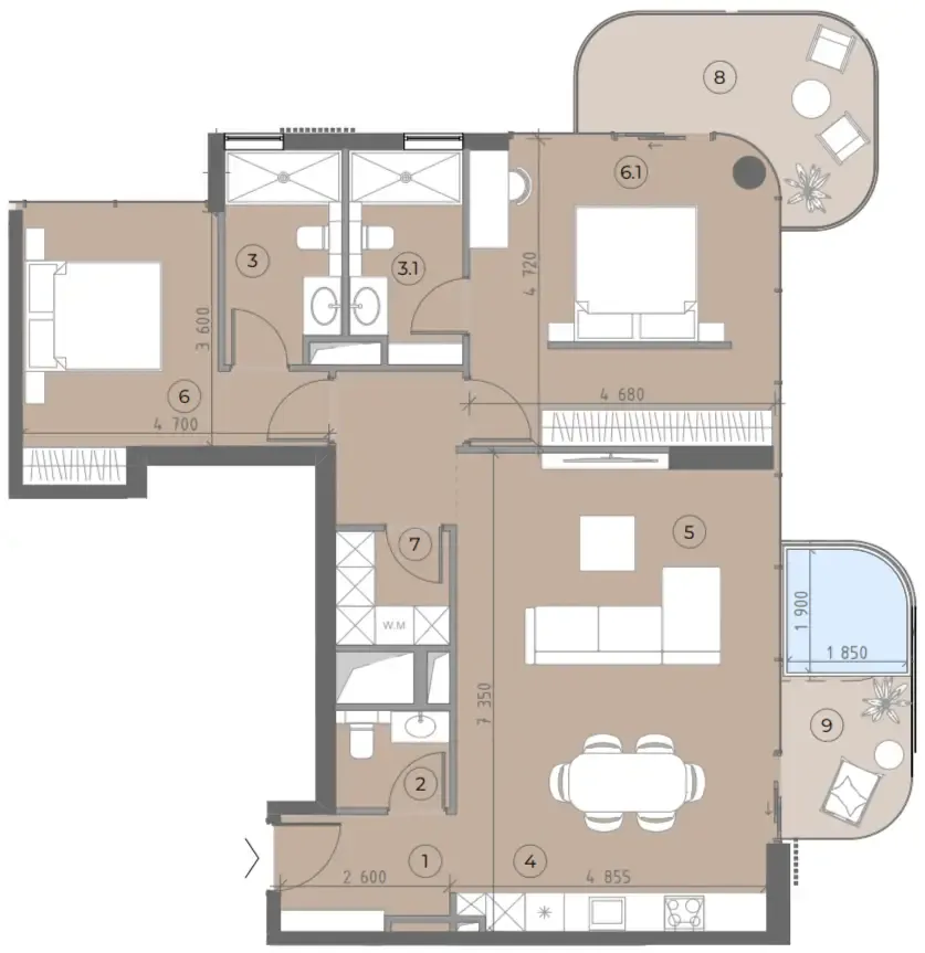 WEll Concept Development House of WELL floor plan