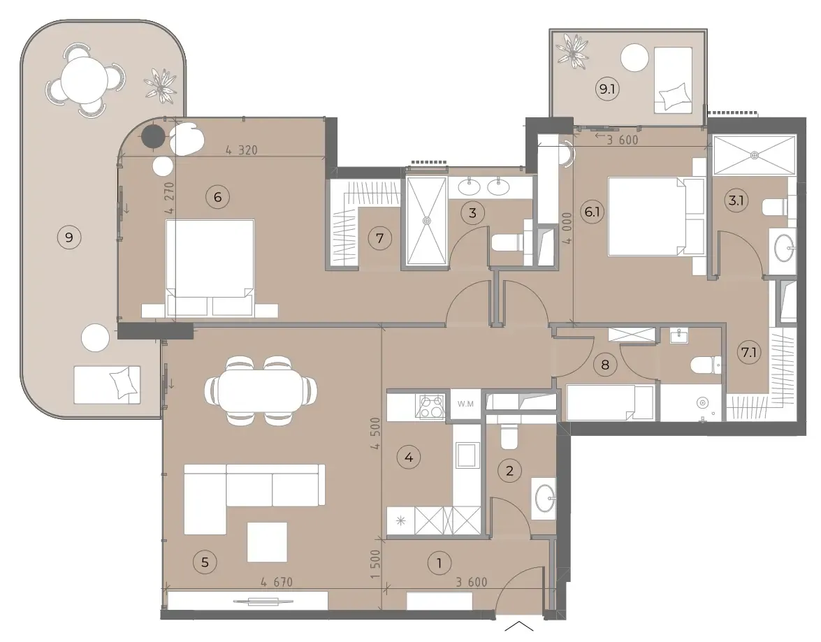 WEll Concept Development House of WELL floor plan