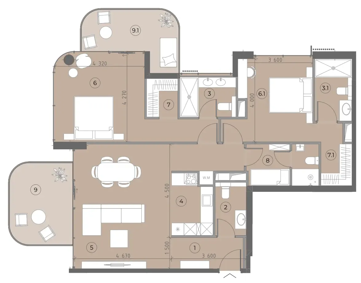 WEll Concept Development House of WELL floor plan