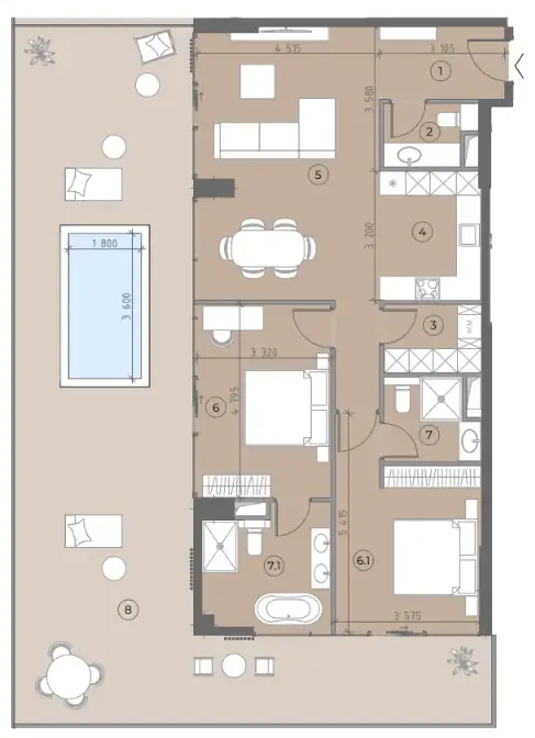 WEll Concept Development House of WELL floor plan