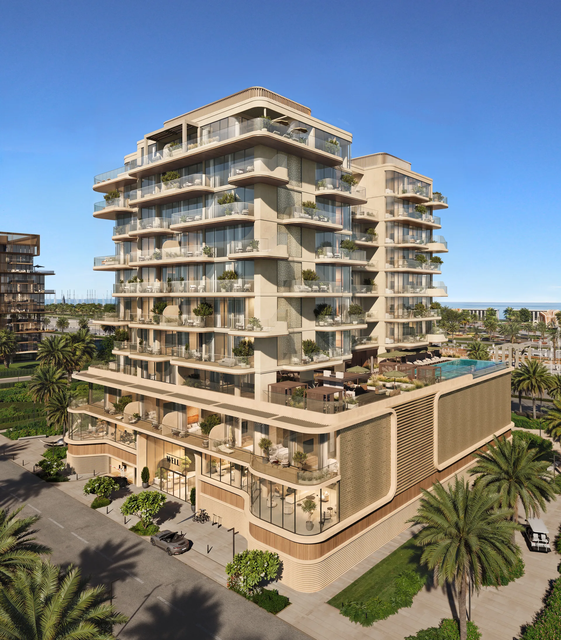 Exterior at House of WELL 1 and 2 in Dubai Islands Dubai