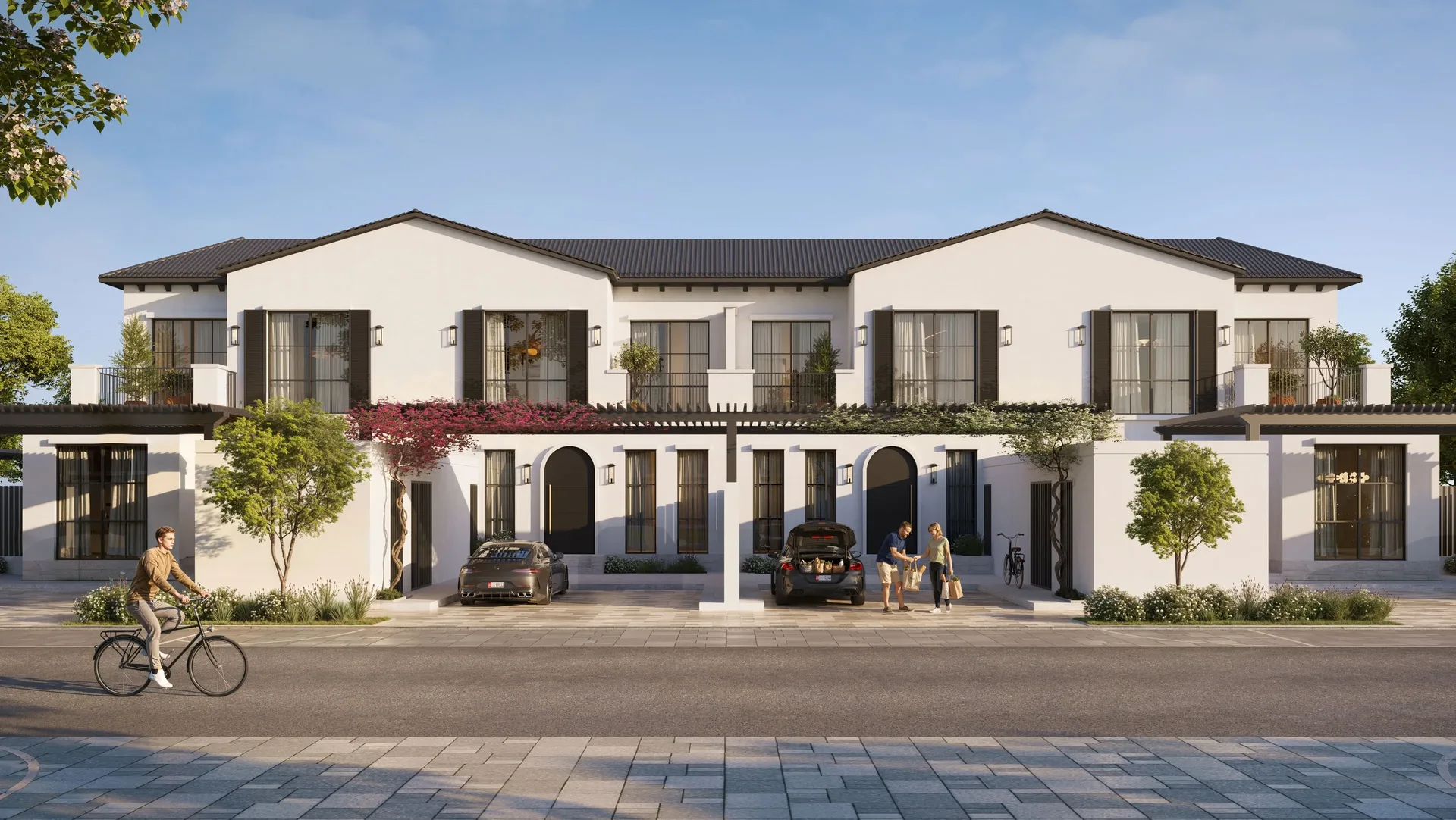 Exterior at Hudayriyat Golf Estates in Abu Dhabi Abu Dhabi